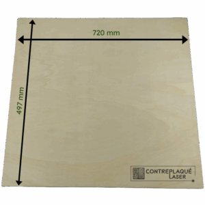 Contreplaqué laser